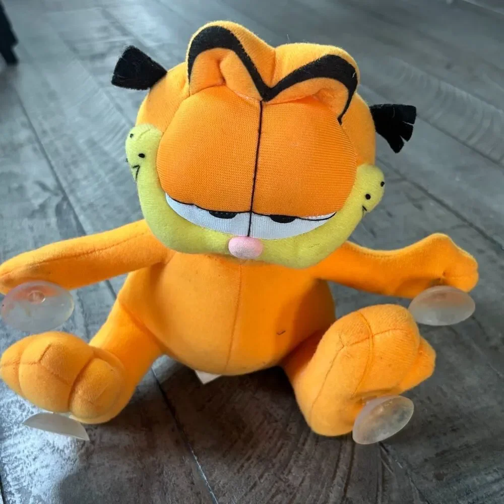 Garfield Hang-On Window Cling Plush Vintage Play by Play